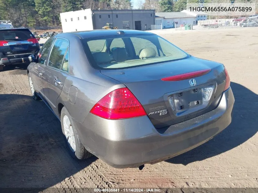 2006 Honda Accord 3.0 Ex VIN: 1HGCM66556A075899 Lot: 40835841