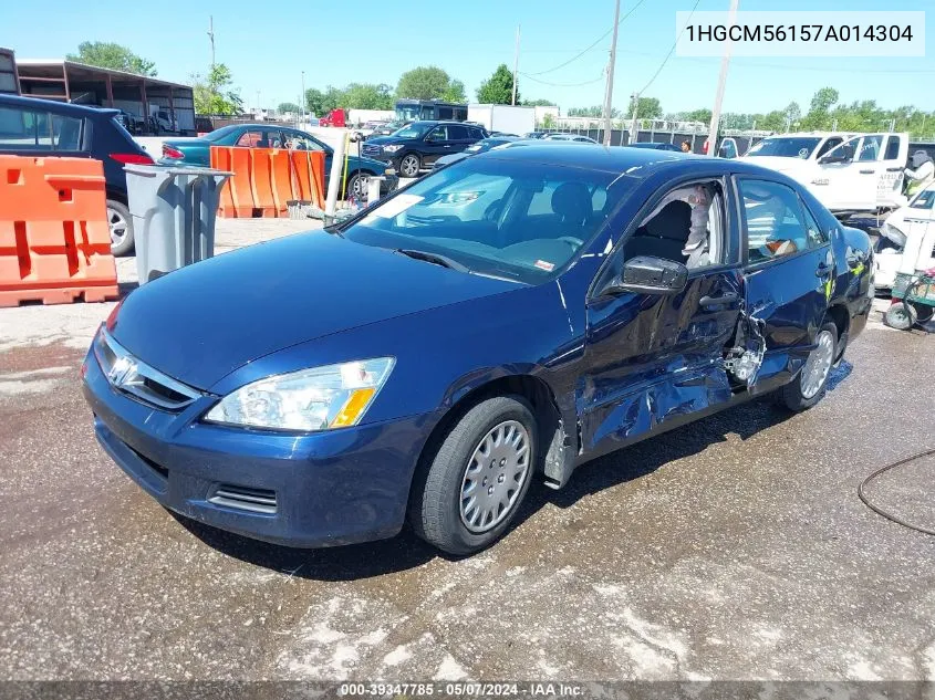 1HGCM56157A014304 2007 Honda Accord 2.4 Vp