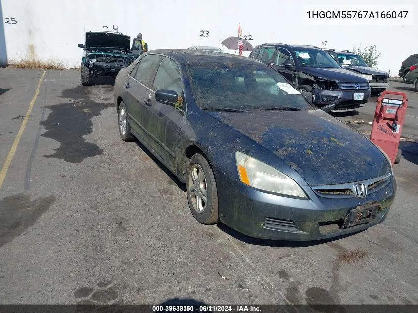 1HGCM55767A166047 2007 Honda Accord 2.4 Ex