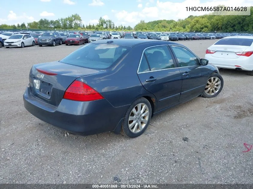 1HGCM66587A014628 2007 Honda Accord 3.0 Ex