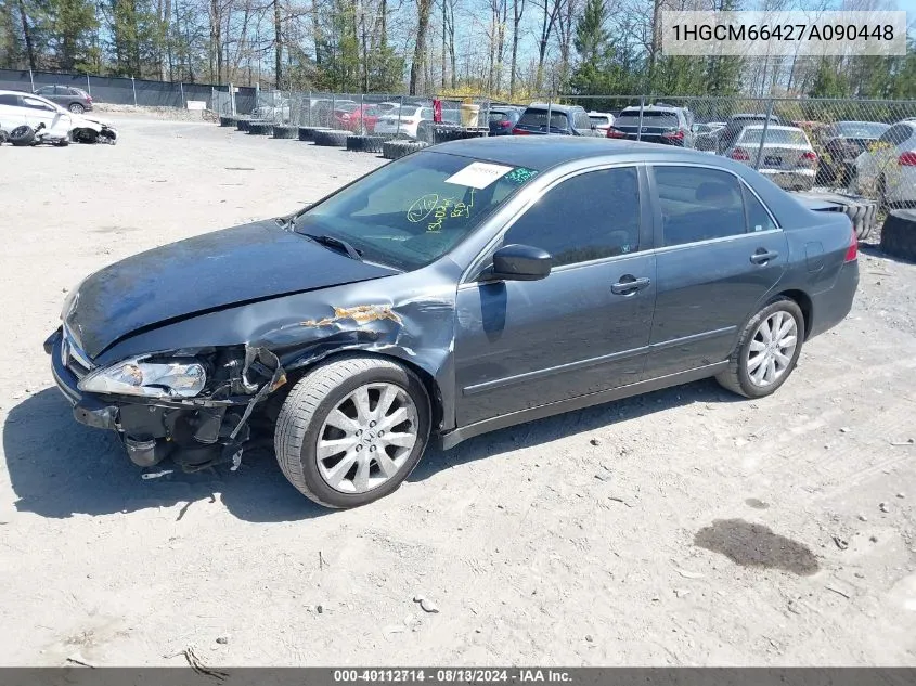 1HGCM66427A090448 2007 Honda Accord 3.0 Se