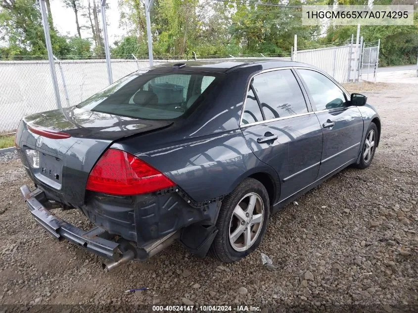 1HGCM665X7A074295 2007 Honda Accord 3.0 Ex