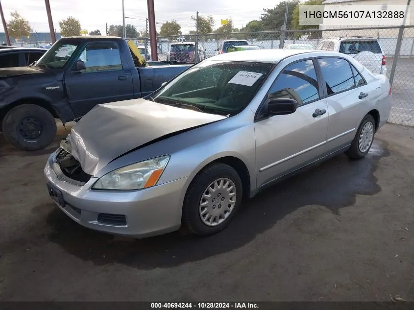 1HGCM56107A132888 2007 Honda Accord Value