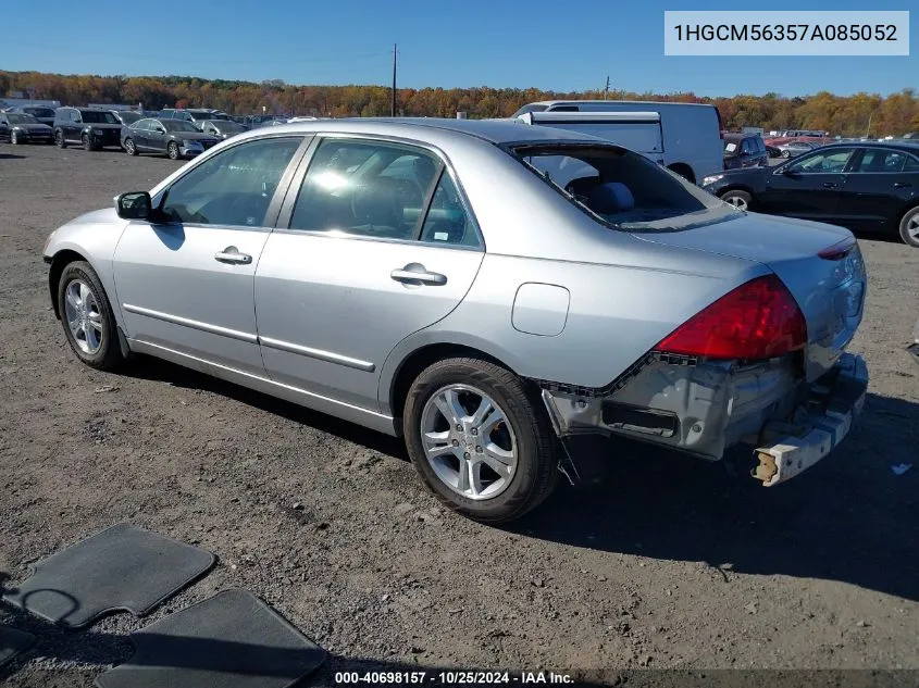 1HGCM56357A085052 2007 Honda Accord 2.4 Se