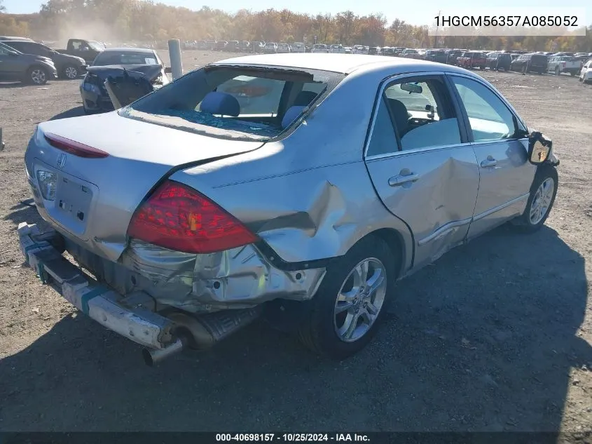 1HGCM56357A085052 2007 Honda Accord 2.4 Se