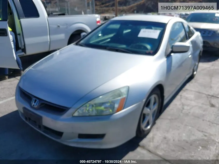 2007 Honda Accord 2.4 Lx VIN: 1HGCM71397A009465 Lot: 40724797