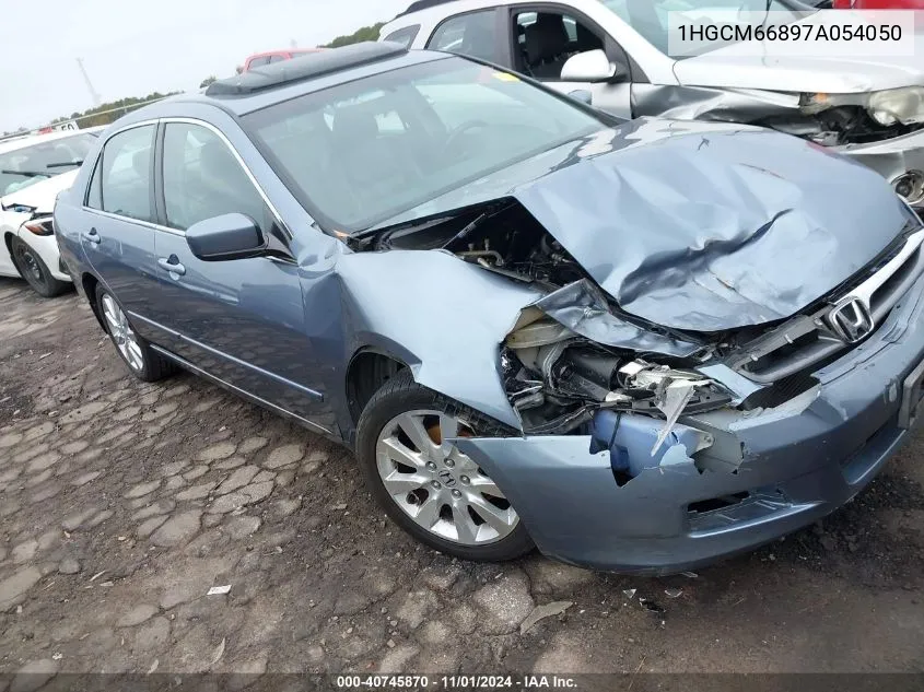 2007 Honda Accord 3.0 Ex VIN: 1HGCM66897A054050 Lot: 40745870