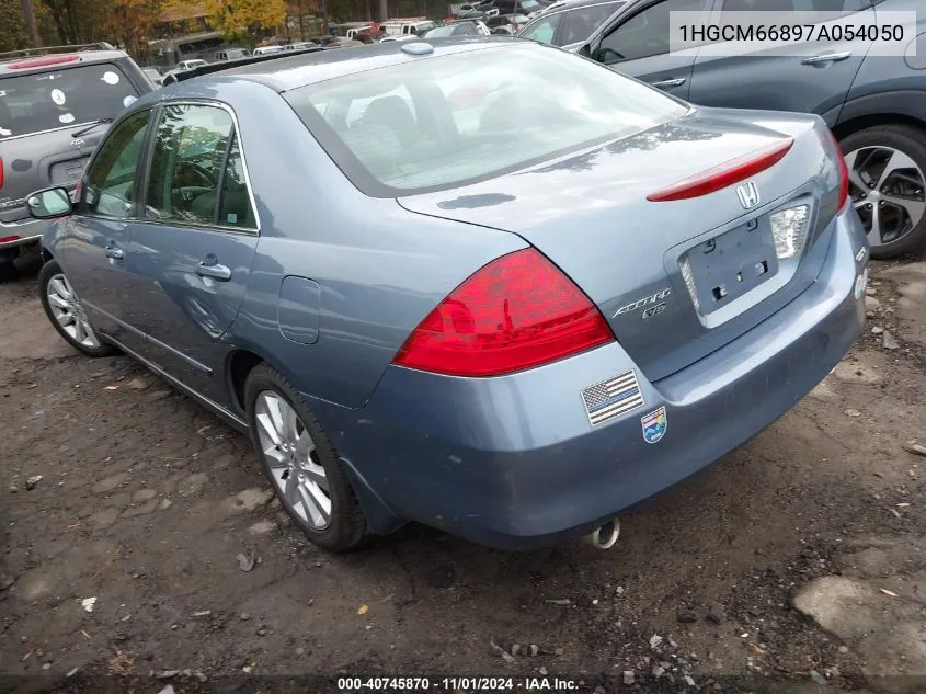 2007 Honda Accord 3.0 Ex VIN: 1HGCM66897A054050 Lot: 40745870