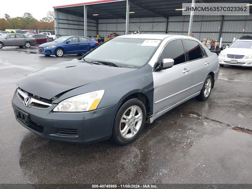 JHMCM56357C023362 2007 Honda Accord 2.4 Se