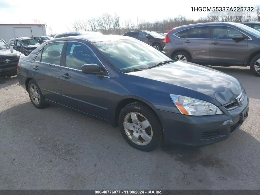 2007 Honda Accord 2.4 Se VIN: 1HGCM55337A225732 Lot: 40776077