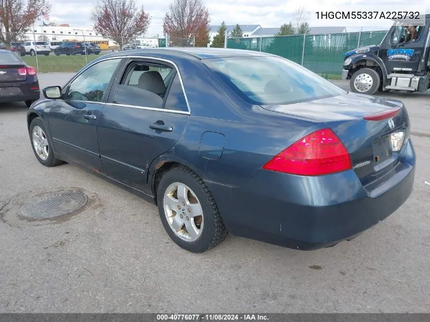 2007 Honda Accord 2.4 Se VIN: 1HGCM55337A225732 Lot: 40776077