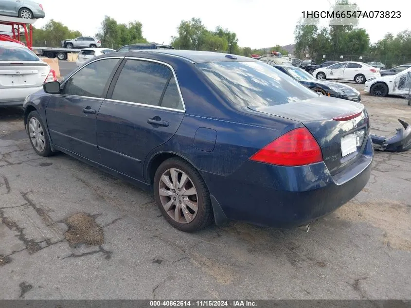 2007 Honda Accord 3.0 Ex VIN: 1HGCM66547A073823 Lot: 40862614