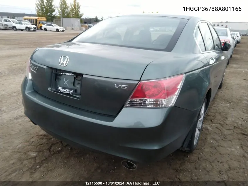 1HGCP36788A801166 2008 Honda Accord Sdn