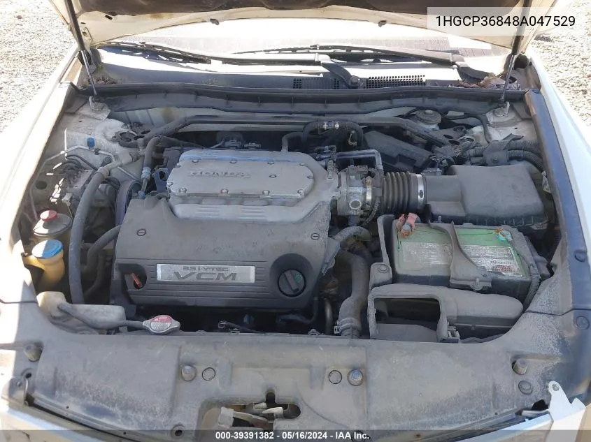 1HGCP36848A047529 2008 Honda Accord 3.5 Ex-L