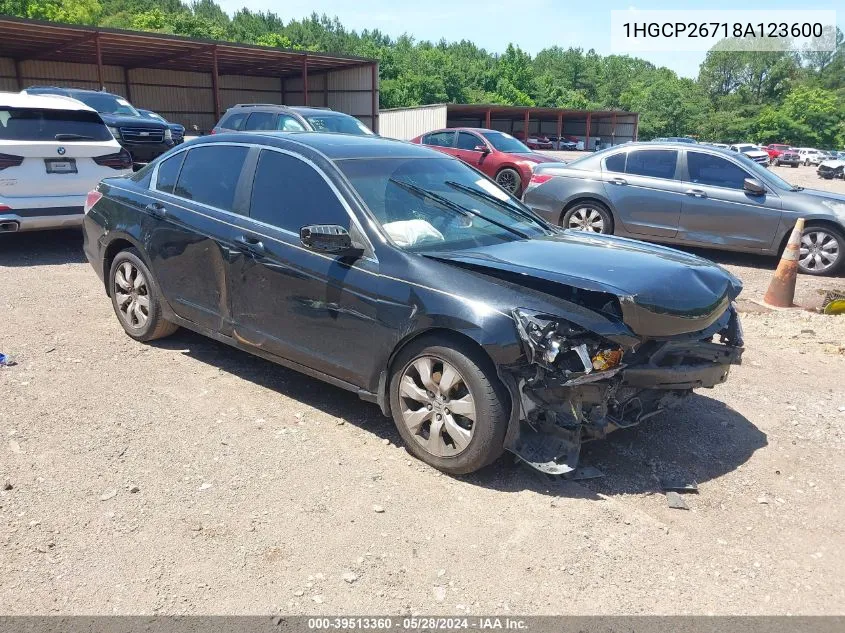 1HGCP26718A123600 2008 Honda Accord 2.4 Ex