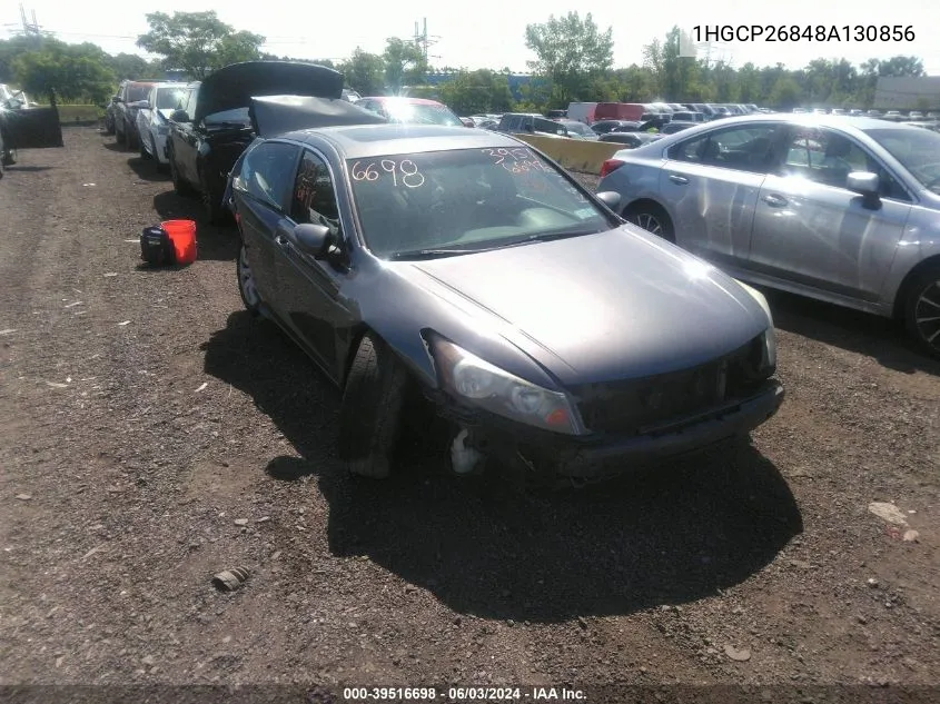 2008 Honda Accord 2.4 Ex-L VIN: 1HGCP26848A130856 Lot: 39516698