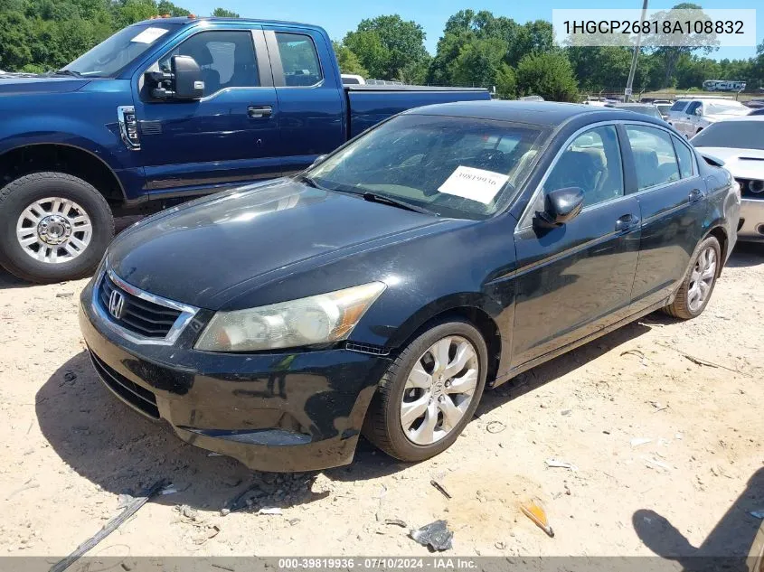 1HGCP26818A108832 2008 Honda Accord 2.4 Ex-L