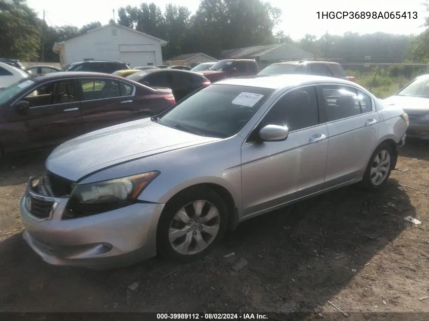 2008 Honda Accord 3.5 Ex-L VIN: 1HGCP36898A065413 Lot: 40523175