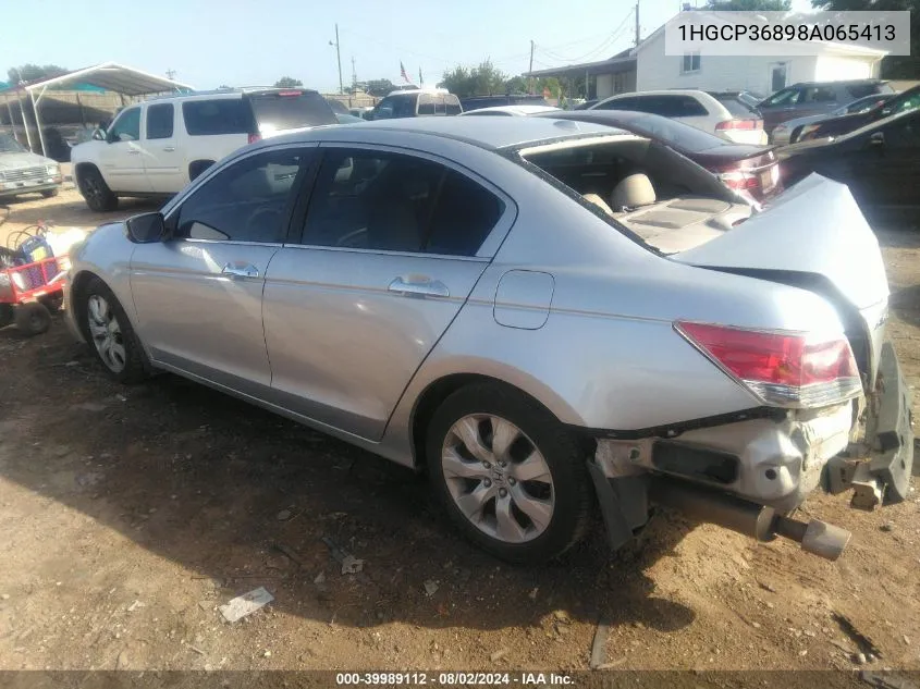 2008 Honda Accord 3.5 Ex-L VIN: 1HGCP36898A065413 Lot: 40523175