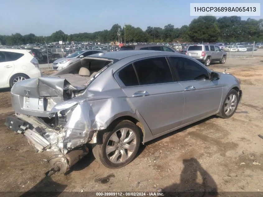 2008 Honda Accord 3.5 Ex-L VIN: 1HGCP36898A065413 Lot: 40523175