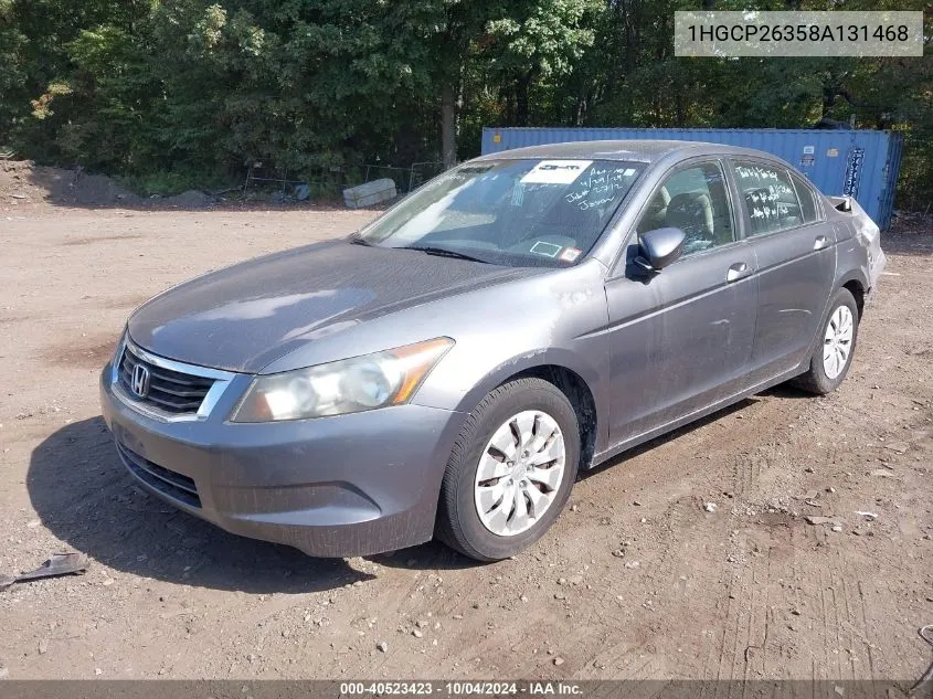 1HGCP26358A131468 2008 Honda Accord 2.4 Lx