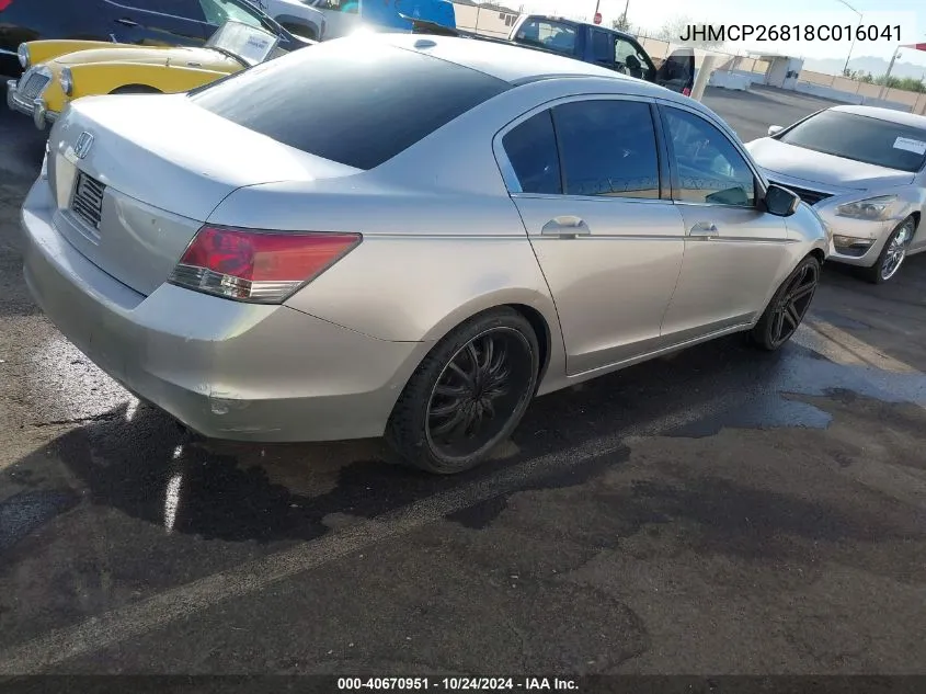 JHMCP26818C016041 2008 Honda Accord 2.4 Ex-L