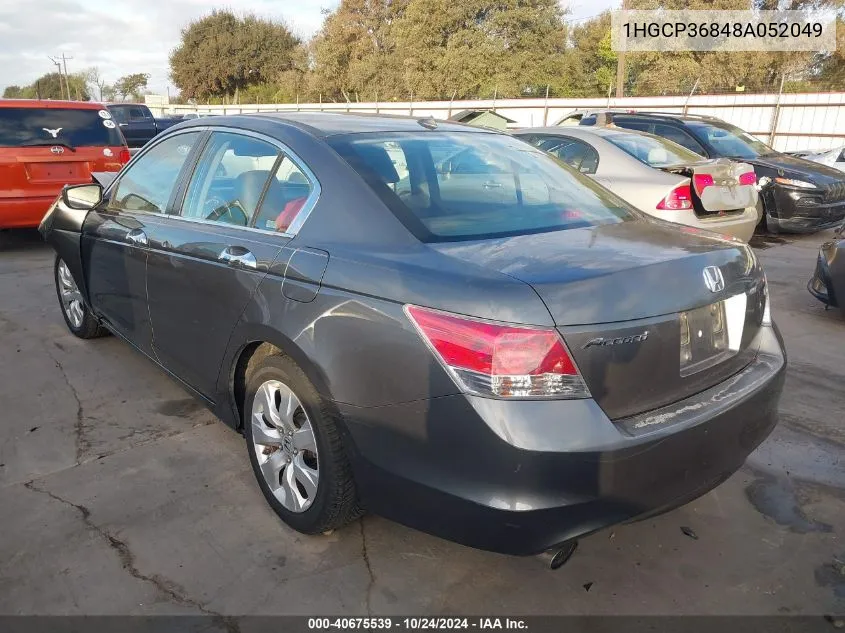 1HGCP36848A052049 2008 Honda Accord 3.5 Ex-L