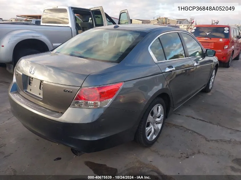 1HGCP36848A052049 2008 Honda Accord 3.5 Ex-L