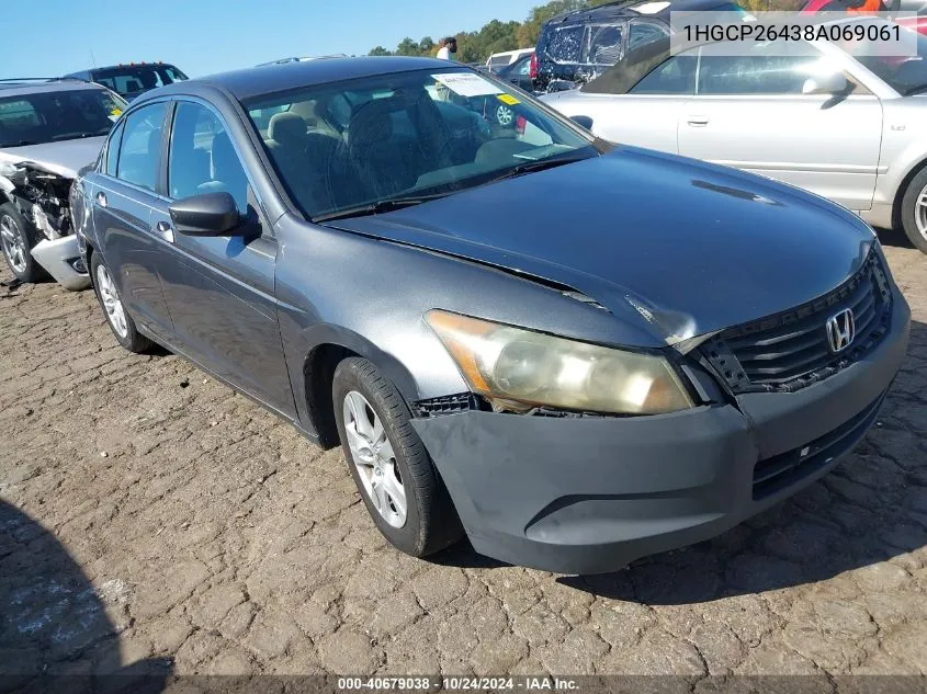 1HGCP26438A069061 2008 Honda Accord 2.4 Lx-P