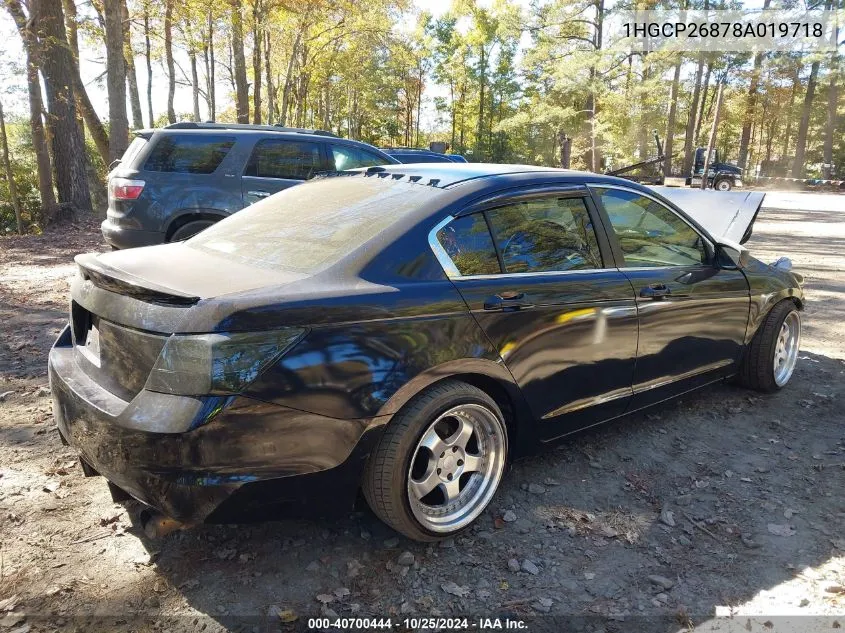 1HGCP26878A019718 2008 Honda Accord 2.4 Ex-L