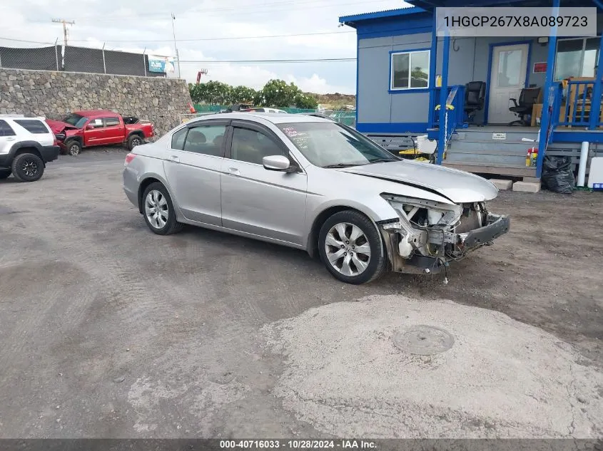 1HGCP267X8A089723 2008 Honda Accord 2.4 Ex