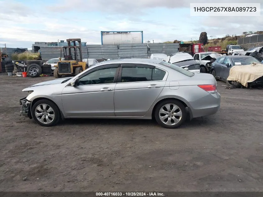 1HGCP267X8A089723 2008 Honda Accord 2.4 Ex