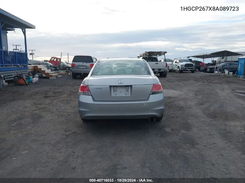 1HGCP267X8A089723 2008 Honda Accord 2.4 Ex