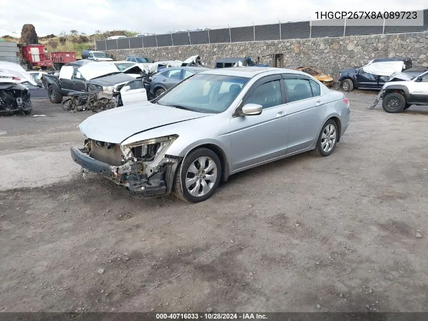 1HGCP267X8A089723 2008 Honda Accord 2.4 Ex