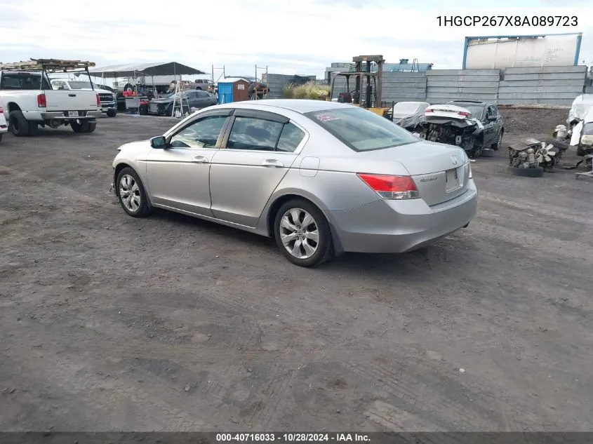 1HGCP267X8A089723 2008 Honda Accord 2.4 Ex