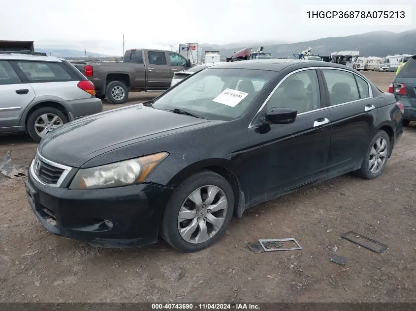 1HGCP36878A075213 2008 Honda Accord 3.5 Ex-L