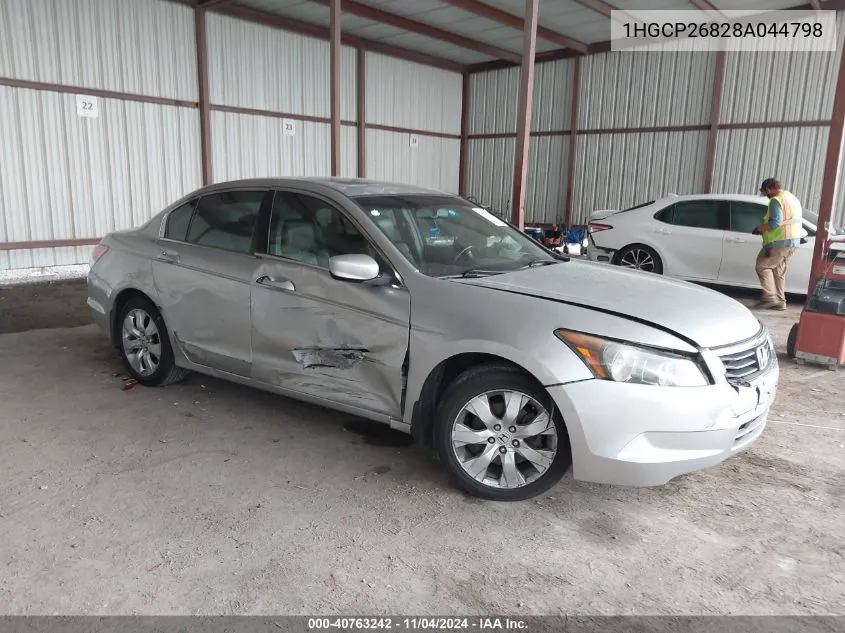 1HGCP26828A044798 2008 Honda Accord 2.4 Ex-L