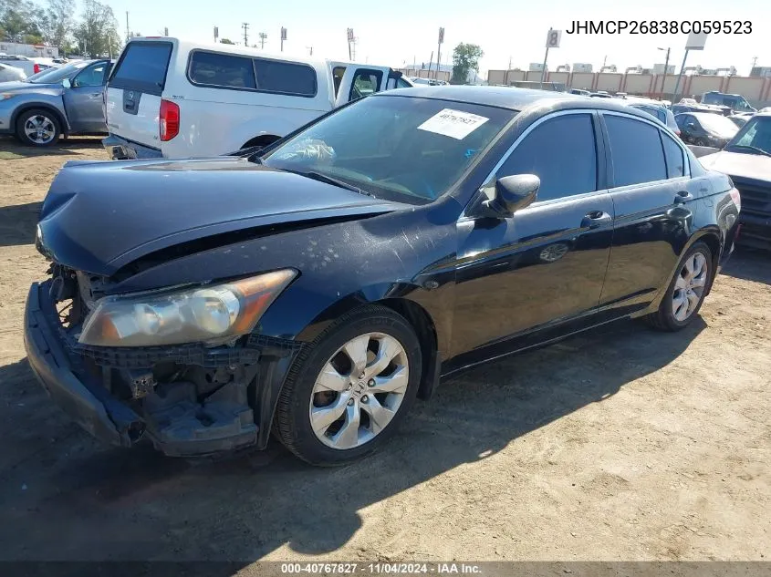 JHMCP26838C059523 2008 Honda Accord 2.4 Ex-L