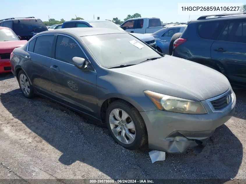 2009 Honda Accord 2.4 Ex-L VIN: 1HGCP26859A106227 Lot: 39579885