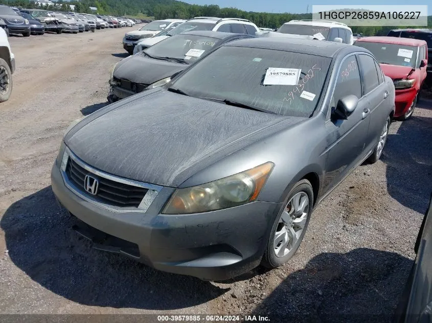 1HGCP26859A106227 2009 Honda Accord 2.4 Ex-L