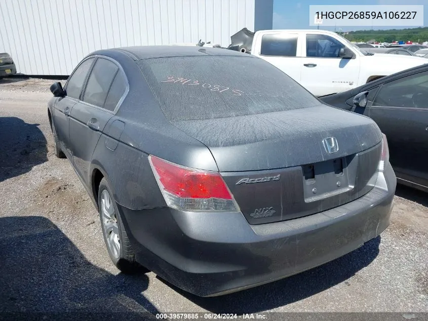 2009 Honda Accord 2.4 Ex-L VIN: 1HGCP26859A106227 Lot: 39579885