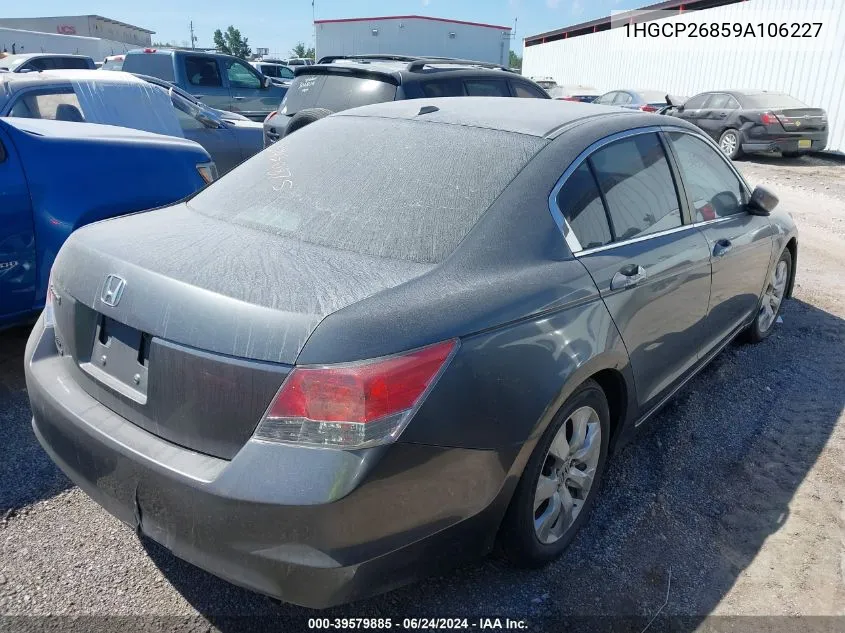 2009 Honda Accord 2.4 Ex-L VIN: 1HGCP26859A106227 Lot: 39579885