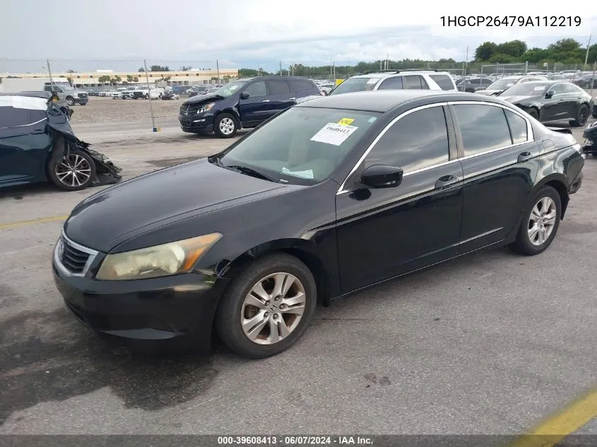 1HGCP26479A112219 2009 Honda Accord 2.4 Lx-P