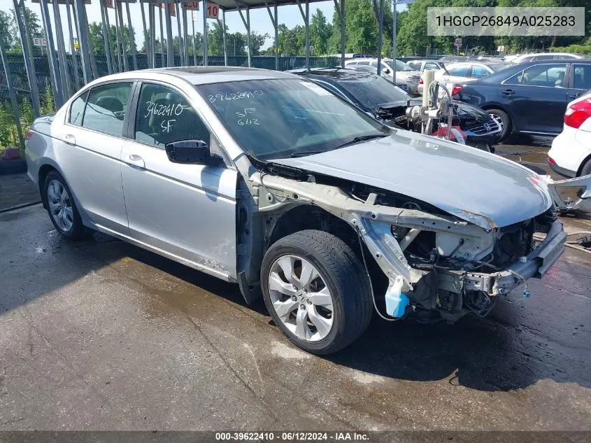 1HGCP26849A025283 2009 Honda Accord 2.4 Ex-L