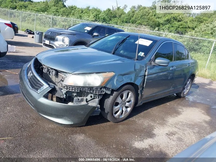 2009 Honda Accord 2.4 Ex-L VIN: 1HGCP26829A125897 Lot: 39665486