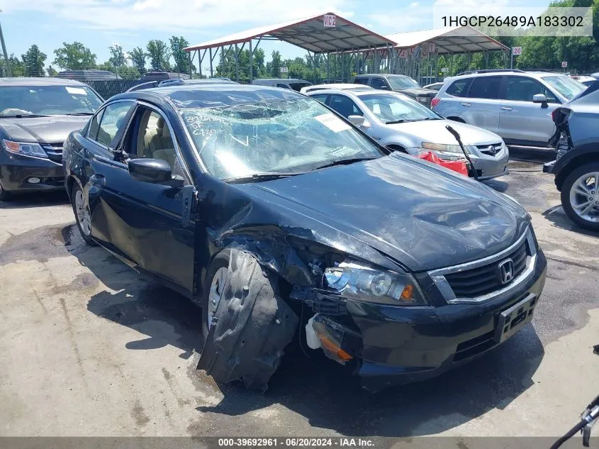 2009 Honda Accord 2.4 Lx-P VIN: 1HGCP26489A183302 Lot: 39692961