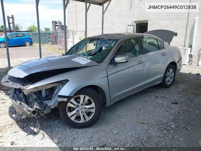 JHMCP26449C012838 2009 Honda Accord 2.4 Lx-P