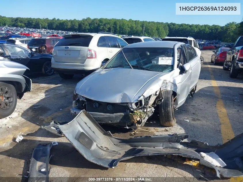 1HGCP26369A124093 2009 Honda Accord 2.4 Lx