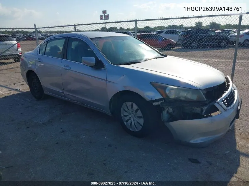 1HGCP26399A148761 2009 Honda Accord 2.4 Lx