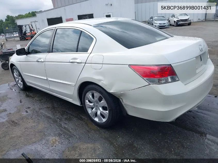 5KBCP36899B001431 2009 Honda Accord 3.5 Ex-L